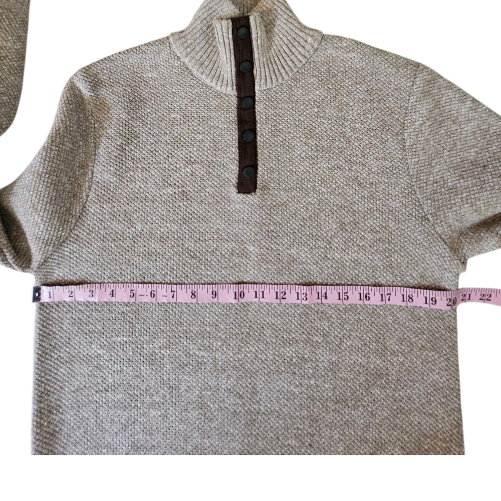 Buffalo David Bitton Men's Weebery Fleece Lined Button Up Sweater Medium - Picture 9 of 14